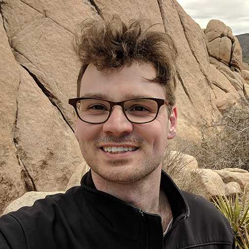 A photo of me, Nick Terwoord, in Joshua Tree National Park